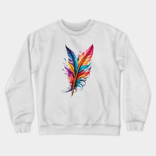 Bird Feathers Crewneck Sweatshirt